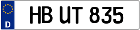 Truck License Plate